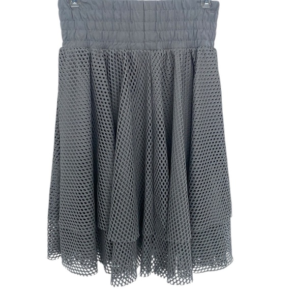 Puma En Pointe Gray Mesh Active Layered Skirt - Picture 8 of 8